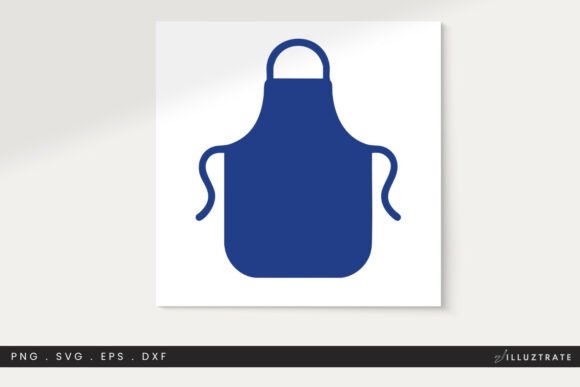 Apron SVG Clipart: A Graphic Design Asset for Crafts and Content