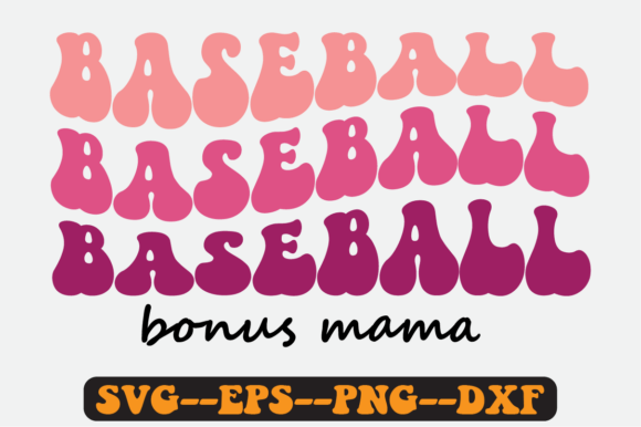 Baseball Quote Retro Svg Design for Crafts and Graphics