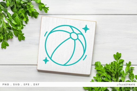 Beach Ball SVG Clipart for Graphics and Crafts
