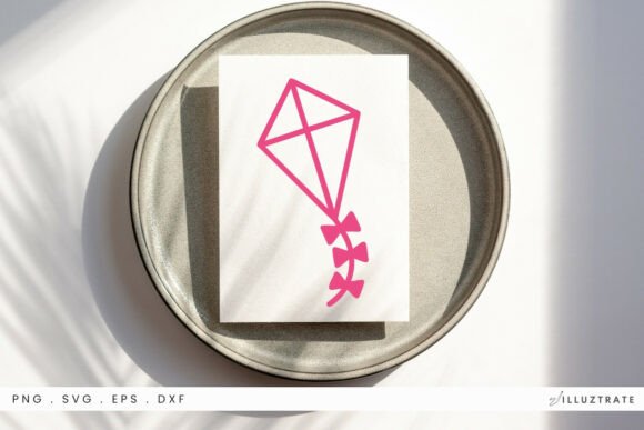Doodle Kite SVG Design for Graphics and Crafts