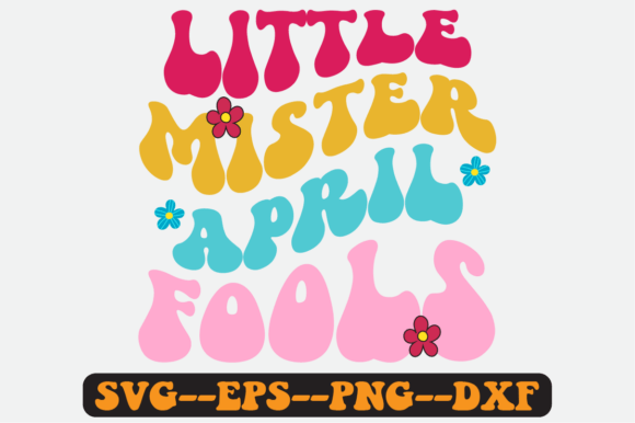 Little Mister April Fools Retro Svg for Crafts and Graphics