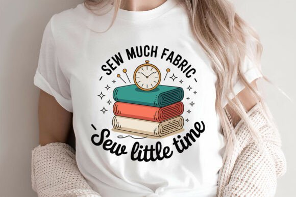 Sew Much Fabric Sew Little Time, SVG PNG for Graphics and Crafts