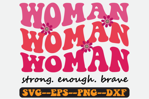 Strong Woman Quote Retro Svg Design Review